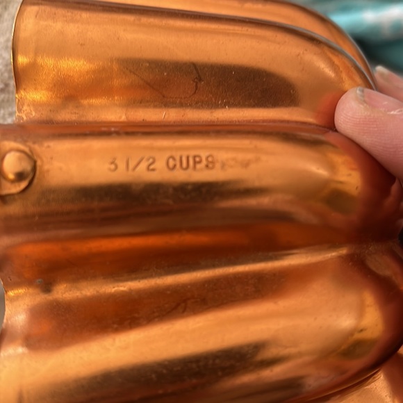 Vintage Copper finished Aluminum Jello Molds/Cake Pans / Wall Hanging - Picture 3 of 3